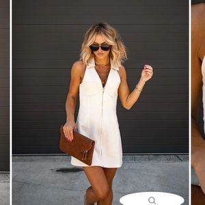 NWT. Never worn. Vici dolls khaki collared dress